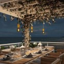Cable textil decorativo para exteriores color lino