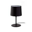 Lámpara sobremesa acero E27 negro mate SERRES