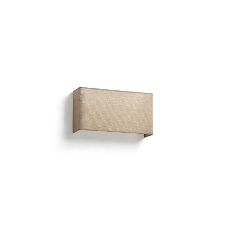 Lámpara pared acero E27 blanco mate TAURIAC