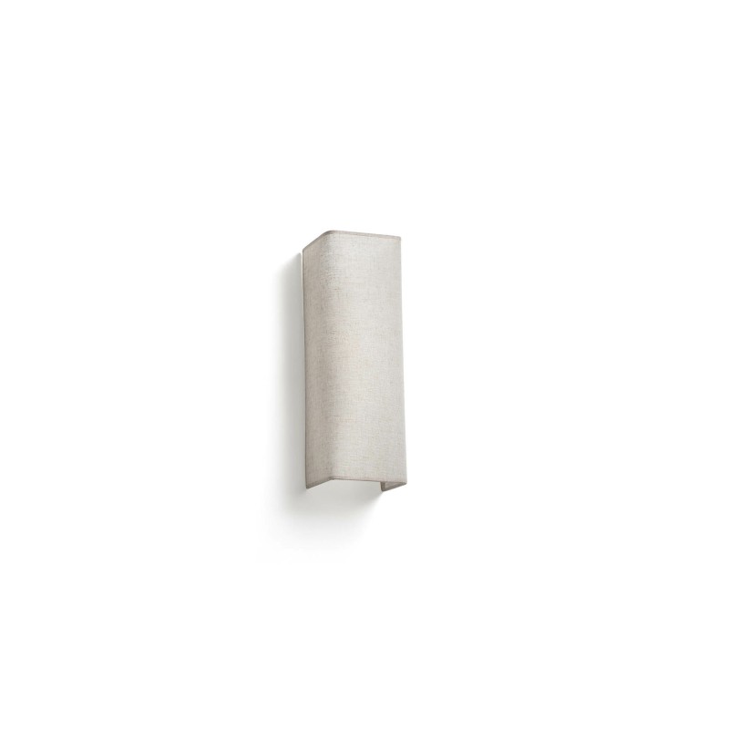 Lámpara pared acero E27 blanco mate MONTJOI
