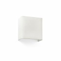 Lámpara pared acero E27 blanco mate LE LATA