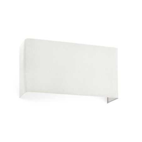 Lámpara pared acero E27 blanco mate BEAUVAL