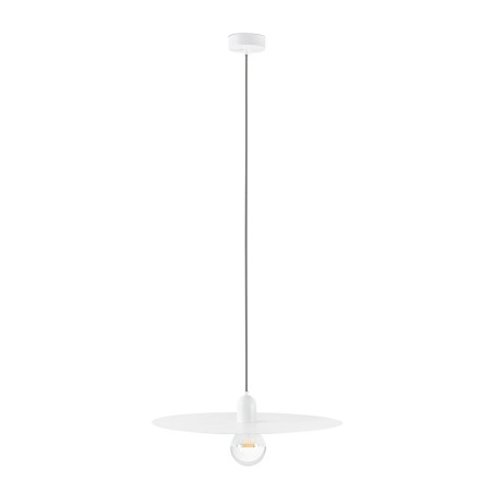 Lámpara techo acero E27 blanco mate PESSEL