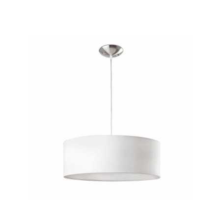 Lámpara techo acero E27 blanco ROGNON