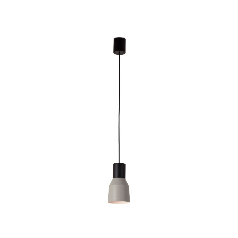 Lámpara techo acero E27 negro mate HUMBERT