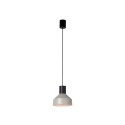 Lámpara techo acero E27 negro mate BOUZAIS