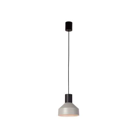 Lámpara techo acero E27 negro mate BOUZAIS