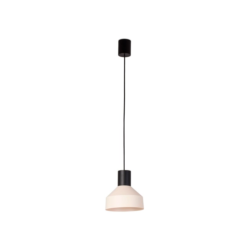 Lámpara techo acero E27 negro mate SEMAREY