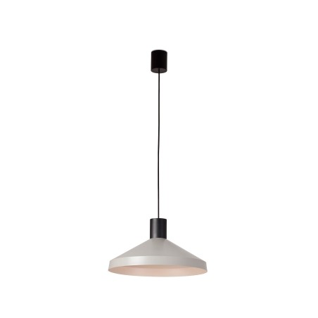 Lámpara techo acero E27 negro mate AUDRIEU