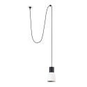 Lámpara techo acero E27 negro SANNES