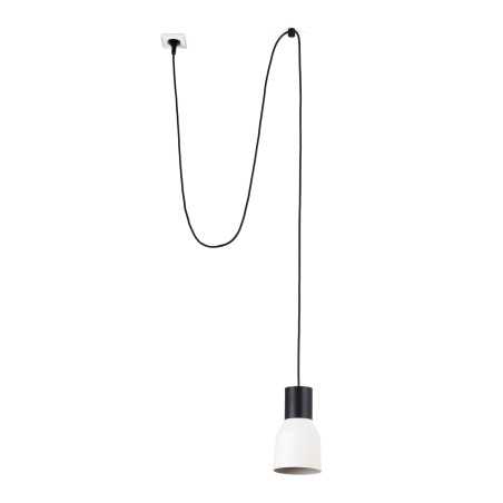 Lámpara techo acero E27 negro SANNES