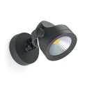 Lámpara pared aluminio LED integrado gris MURES