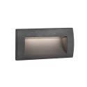 Lámpara pared aluminio LED integrado gris SAONNET
