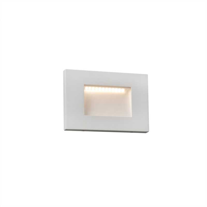 Lámpara pared aluminio LED integrado blanco mate BOUESSE