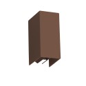 Lámpara pared aluminio LED integrado óxido VANZAY