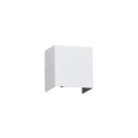 Lámpara pared aluminio LED integrado blanco mate LACASSE
