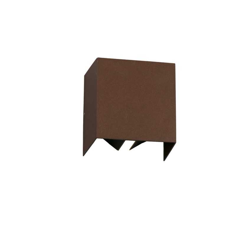 Lámpara pared aluminio LED integrado óxido AVARAY