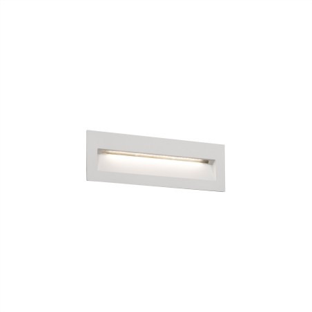 Lámpara pared aluminio LED integrado blanco mate DINOZE