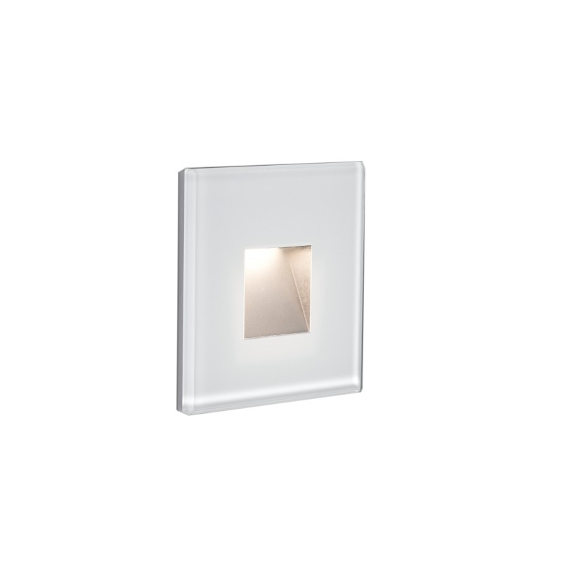 Lámpara pared policarbonato LED integrado blanco mate LE LOU