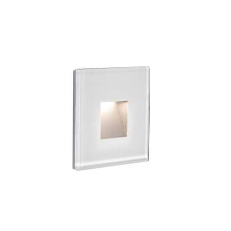Lámpara pared policarbonato LED integrado blanco mate LE LOU
