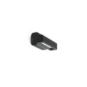 Lámpara pared aluminio LED integrado negro MESVRES