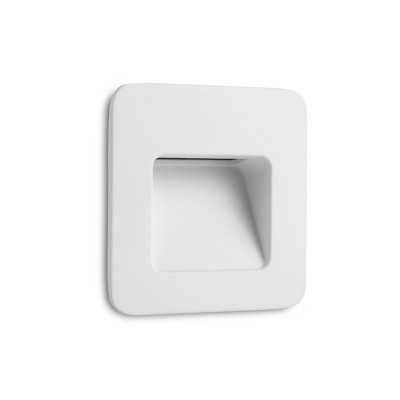 Lámpara pared aluminio LED integrado blanco mate URBISE