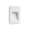 Lámpara pared aluminio LED integrado blanco mate MAYMAC