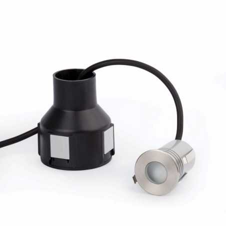 Lámpara pared acero LED integrado acero cepillado ARTRES