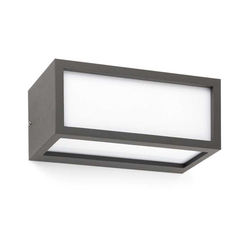 Lámpara pared aluminio E27 gris WILLEMS