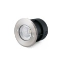 Lámpara suelo acero LED integrado acero cepillado BERUPT