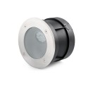 Lámpara suelo acero LED integrado acero cepillado LANNEC
