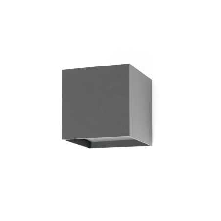Lámpara pared aluminio LED integrado gris ARTONNE