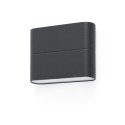 Lámpara pared aluminio LED integrado gris VARIZE