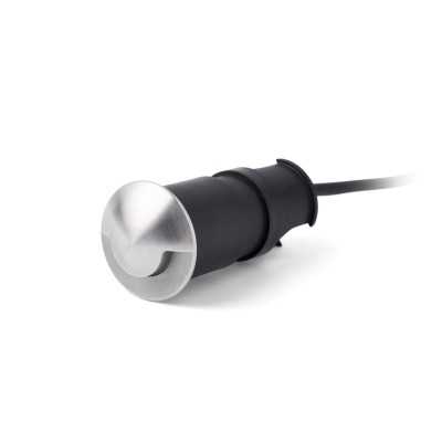 Lámpara suelo acero LED integrado acero cepillado MERGEY