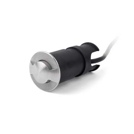 Lámpara suelo acero LED integrado acero cepillado TURENNE