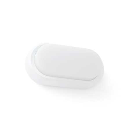 Lámpara pared abs LED integrado blanco mate MERIEU