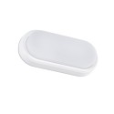 Lámpara pared abs LED integrado blanco mate BODIEU