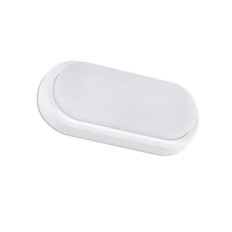 Lámpara pared abs LED integrado blanco mate BODIEU