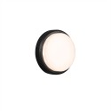 Lámpara pared plástico LED integrado gris VALLET