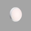 Lámpara pared abs LED integrado blanco mate HONTANX