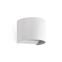 Lámpara pared aluminio LED integrado blanco mate NEPVANT
