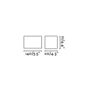 Lámpara pared aluminio LED integrado blanco mate NEPVANT
