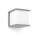 Lámpara pared aluminio E27 gris VESOUL