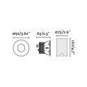 Lámpara suelo acero LED integrado negro PERRIN