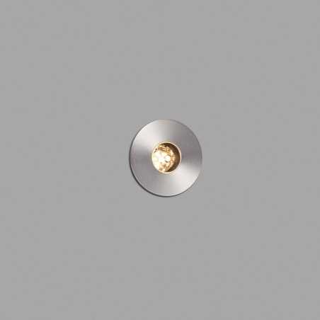 Lámpara suelo acero LED integrado acero cepillado CHATEL