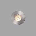 Lámpara suelo acero LED integrado acero cepillado AIZENAY