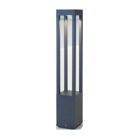 Lámpara suelo aluminio LED integrado gris CAMINEL