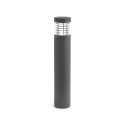 Lámpara suelo aluminio LED integrado gris LUZIER