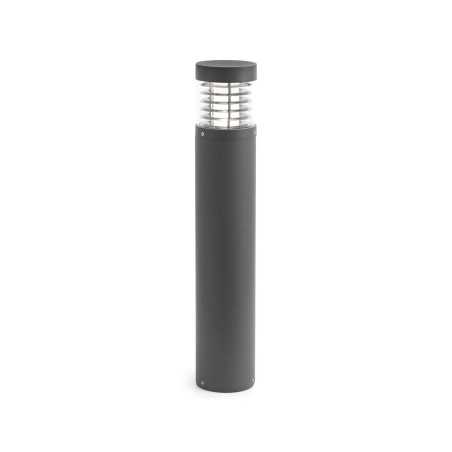 Lámpara suelo aluminio LED integrado gris LUZIER