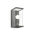 Lámpara pared aluminio E27 gris TRANNES